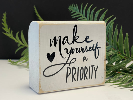 make yourself a priority